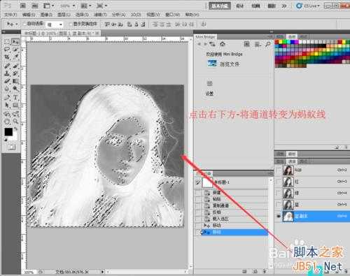 ‘教你用Photoshop通道抠取长头发丝‘