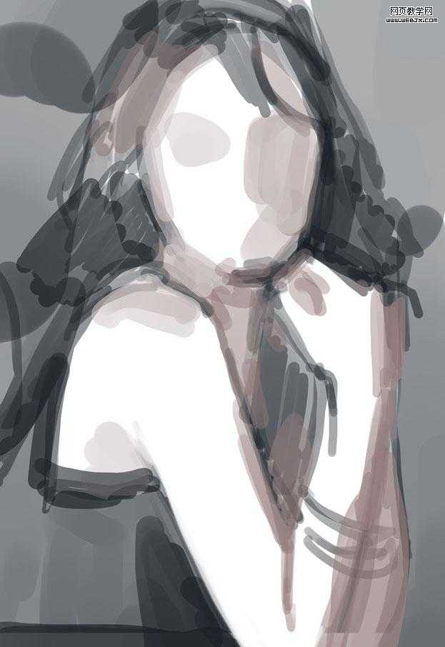 ‘Photoshop数位板段时间创造完整的人像作品教程‘