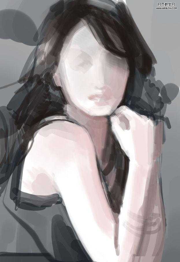 ‘Photoshop数位板段时间创造完整的人像作品教程‘