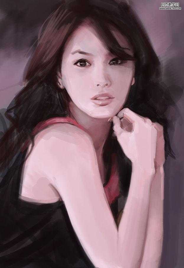 ‘Photoshop数位板段时间创造完整的人像作品教程‘