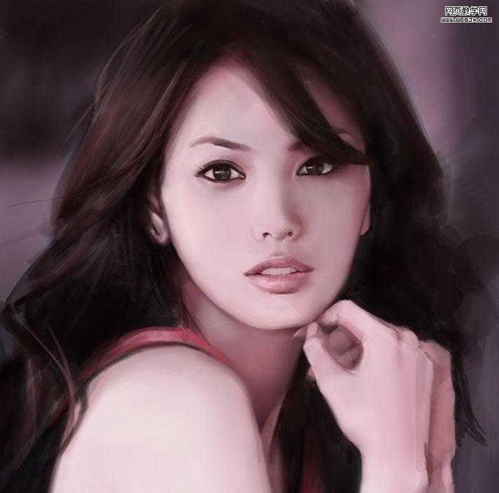 ‘Photoshop数位板段时间创造完整的人像作品教程‘