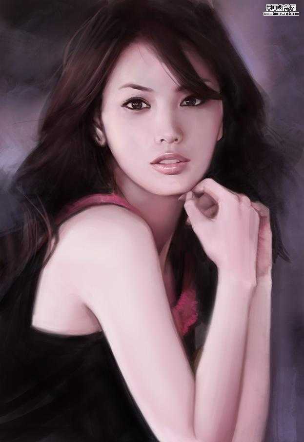 ‘Photoshop数位板段时间创造完整的人像作品教程‘