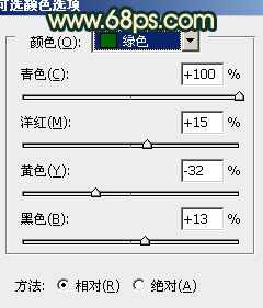 ‘Photoshop将草地人物图片调制出柔美的棕绿色效果‘