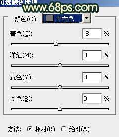 ‘Photoshop将草地人物图片调制出柔美的棕绿色效果‘
