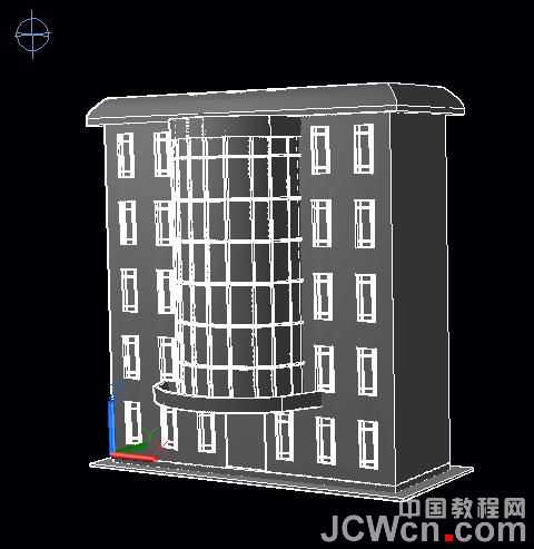 autocad 2011曲面命令创建楼房 脚本之家 autocad教程