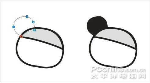 Coreldraw绘制奥运福娃晶晶