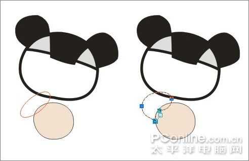 Coreldraw绘制奥运福娃晶晶