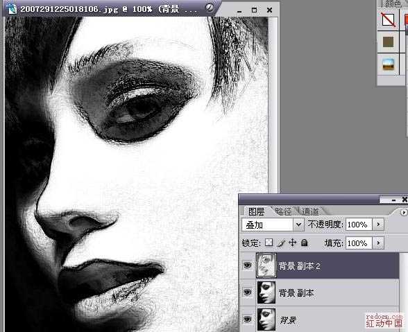 ‘photoshop利用素材快速制作颓废的文字人像海报‘