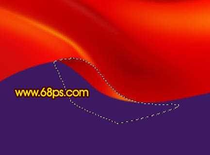 ‘Photoshop打造迎风飘扬的红色党旗‘