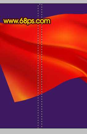 ‘Photoshop打造迎风飘扬的红色党旗‘