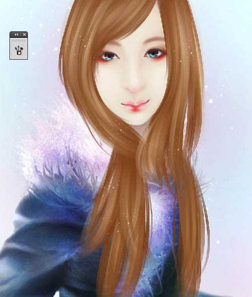 ‘Photoshop将室内人物图片转手绘成梦幻卡通手绘效果‘