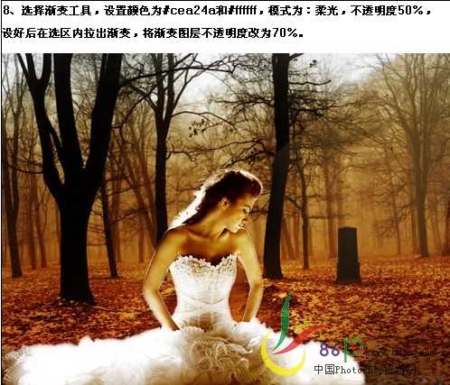 Photoshop照片合成：蝴蝶仙女