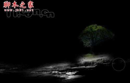 ‘PhotoShop合成制作魔幻世界里仰望天空的美女场景‘