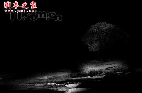 ‘PhotoShop合成制作魔幻世界里仰望天空的美女场景‘