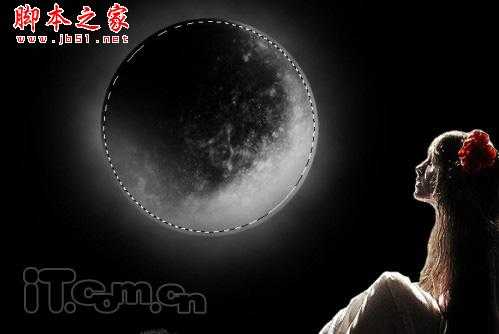 ‘PhotoShop合成制作魔幻世界里仰望天空的美女场景‘