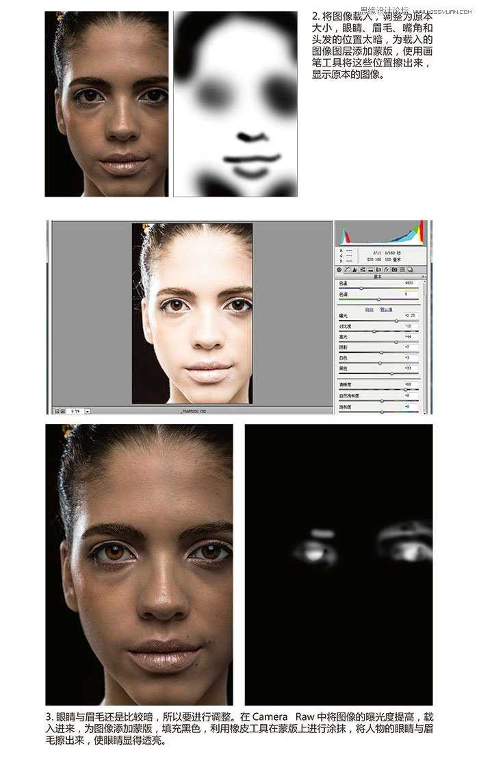 ‘Photoshop制作模特照片质感效果‘