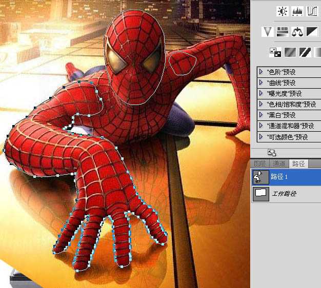 ‘PS合成电影中人物爬出屏幕效果教程‘