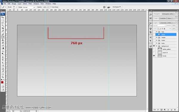 ‘怎样用Photoshop设计漂亮的网页页脚模板实例教程‘