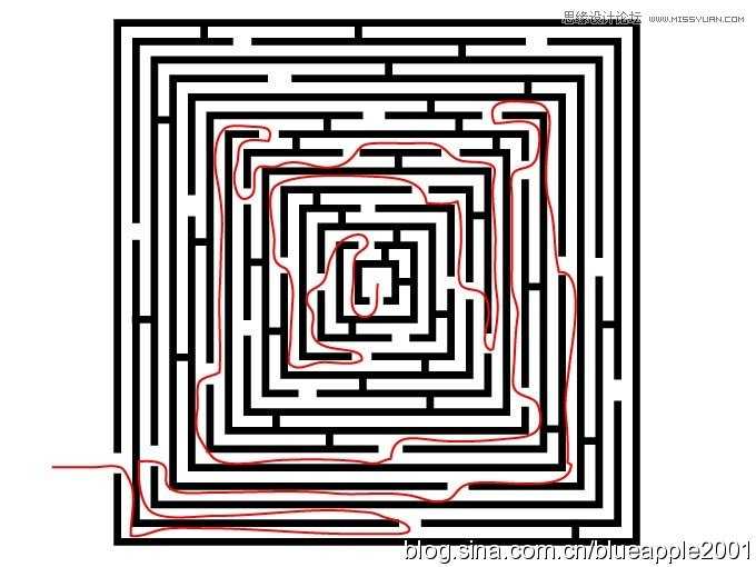 Photoshop制作立体效果的正方形迷宫,破洛洛