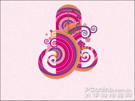 Photoshop CS4绘制时尚女性主题视觉