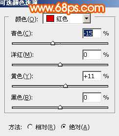 ‘ps想将偏暗的人物转为橙红的手绘效果(更换服饰)‘