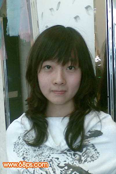 ‘ps想将偏暗的人物转为橙红的手绘效果(更换服饰)‘