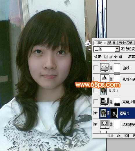 ‘ps想将偏暗的人物转为橙红的手绘效果(更换服饰)‘