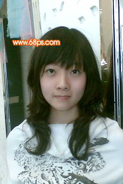 ‘ps想将偏暗的人物转为橙红的手绘效果(更换服饰)‘