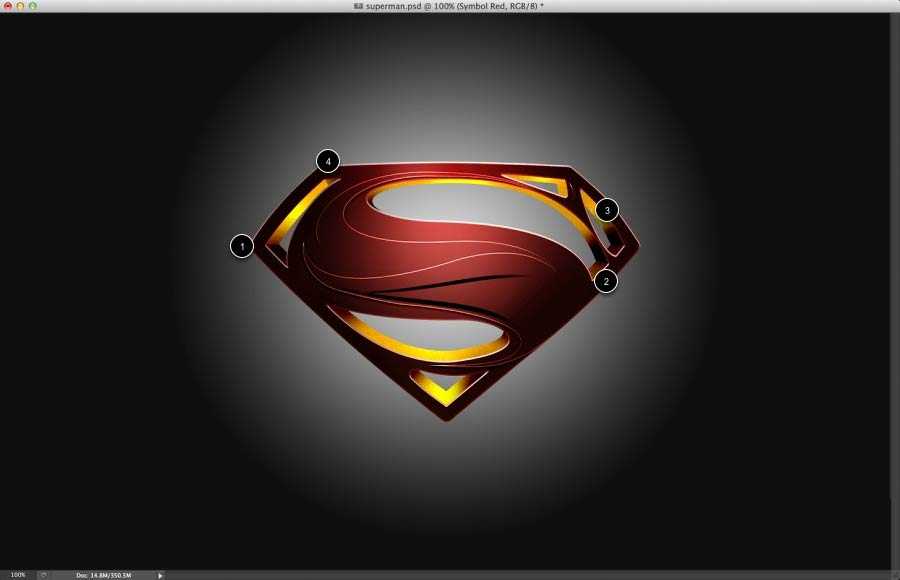 AI和PS绘制超强质感超人图标 脚本之家 AI实例教程 技术分享