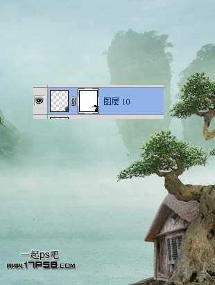 ‘photoshop合成奇幻梦境美女湖面荡舟场景‘