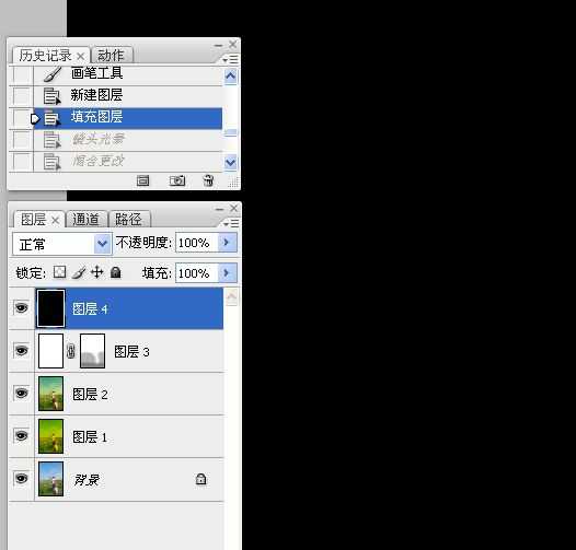‘Photoshop为草原人物增加漂亮的黄绿色效果教程‘