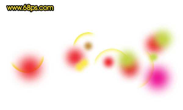 ‘Photoshop制作的梦幻的彩色泡泡壁纸‘
