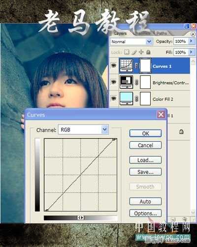 ‘ps制作颓废的美女非主流效果图片教程‘