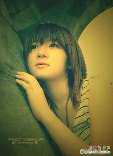 ‘ps制作颓废的美女非主流效果图片教程‘