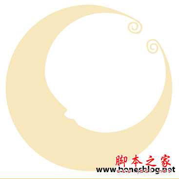 Illustrator绘制矢量画实例弯弯月牙_天极设计在线转载
