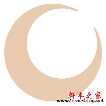 Illustrator绘制矢量画实例弯弯月牙_天极设计在线转载