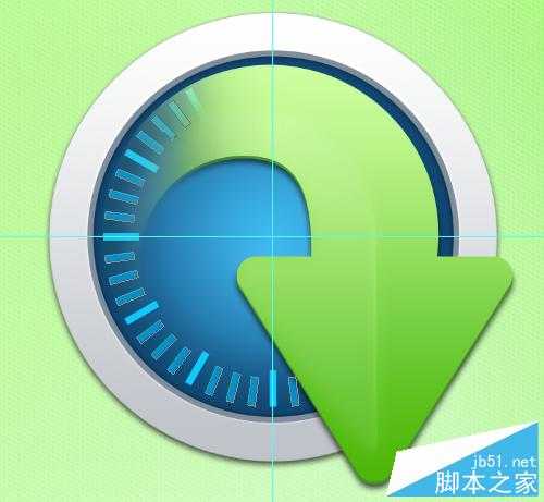 ‘PS绘制一枚超质感的QQ旋风图标‘