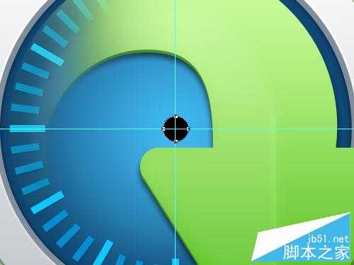‘PS绘制一枚超质感的QQ旋风图标‘
