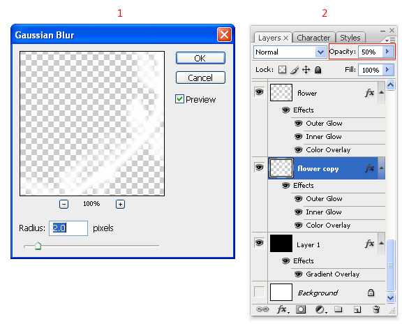 ‘Photoshop(PS)设计制作抽象的火焰花实例教程‘