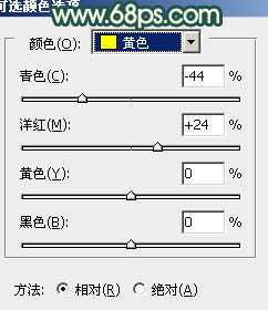 ‘Photoshop将外景美女图片调制成柔美的青黄蜜糖色‘