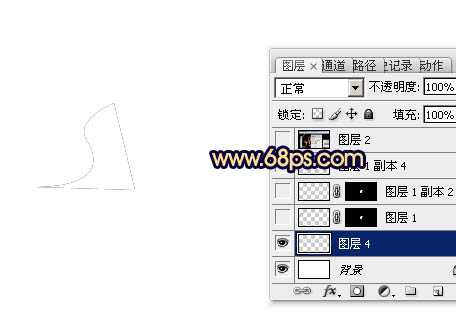 ‘PS利用画笔描边快速制作梦幻的光丝字‘