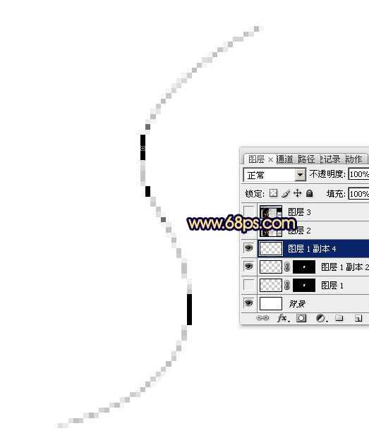 ‘PS利用画笔描边快速制作梦幻的光丝字‘