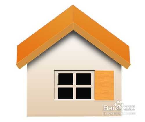 ‘PS钢笔工具制作一个QQ小屋图形‘
