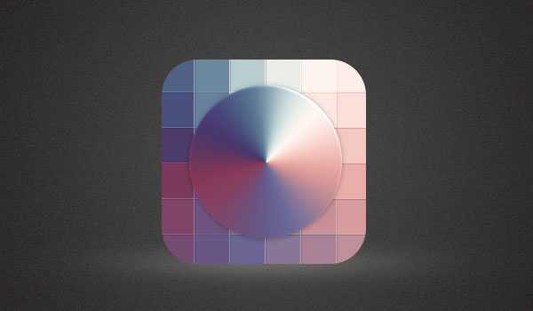 ‘Photoshop制作精细的格子纹理小图标‘