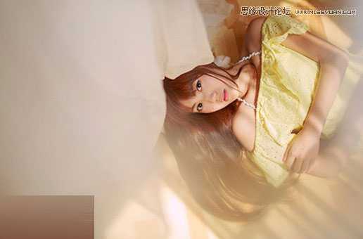 ‘Photoshop后期合成唯美的花朵人像效果图‘