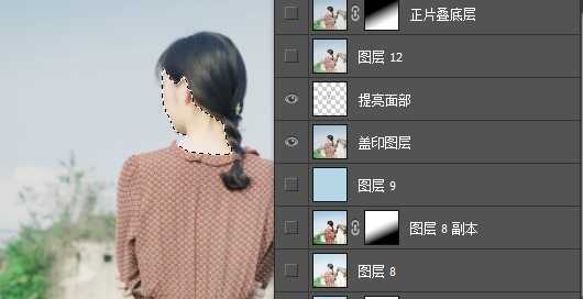 ‘PS快速调出文艺风格小清新色调人像照片‘