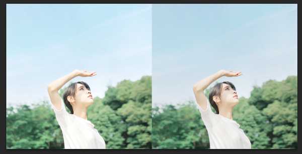 ‘PS快速调出文艺风格小清新色调人像照片‘