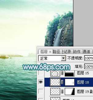 ‘Photoshop打造唯美的彩虹岛婚片教程‘
