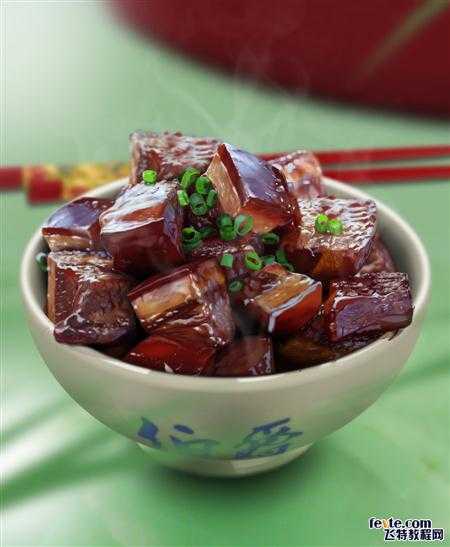 ‘PS鼠绘逼真的红烧肉‘