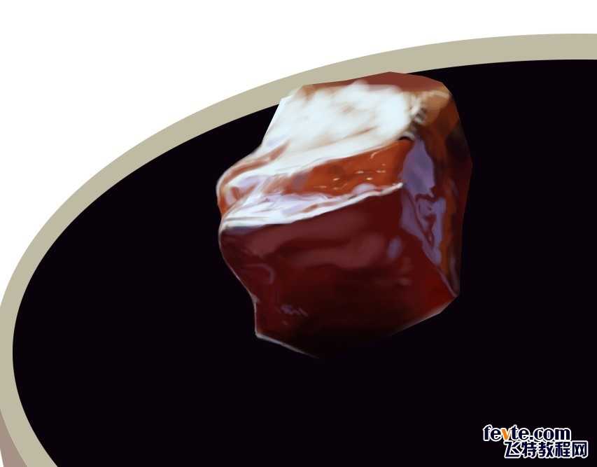 ‘PS鼠绘逼真的红烧肉‘